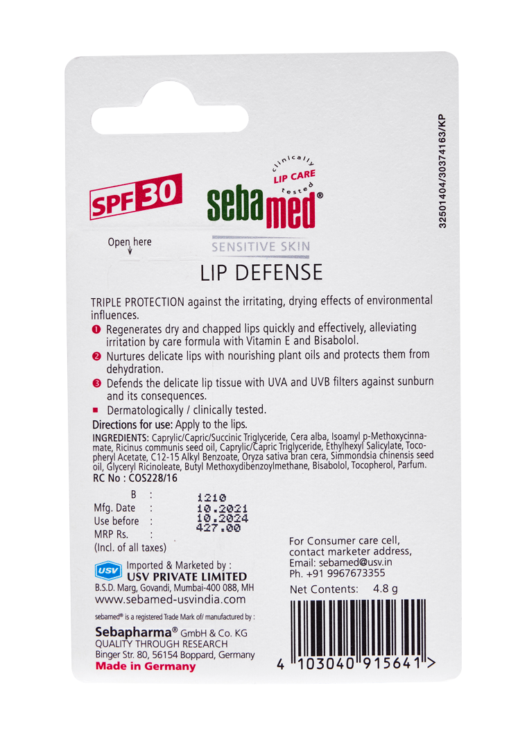 Lip Defense balm with SPF 30