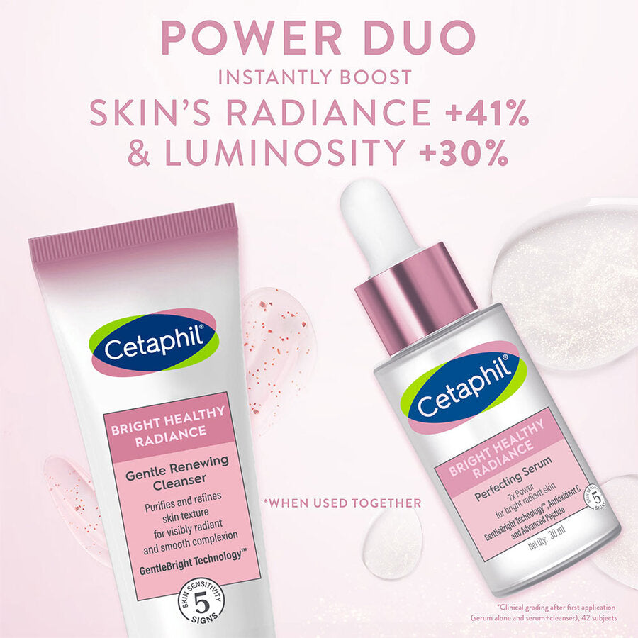 Cetaphil Bright Healthy Radiance Perfecting Serum 30g with Antioxidant C and Advanced Peptides