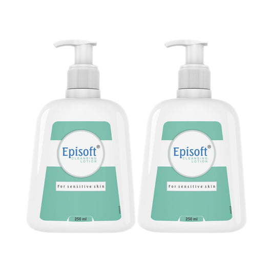 Episoft Cleansing Lotion for dry & sensitive skin type | Gentle cleanser for face | Fragrance free | 250ml