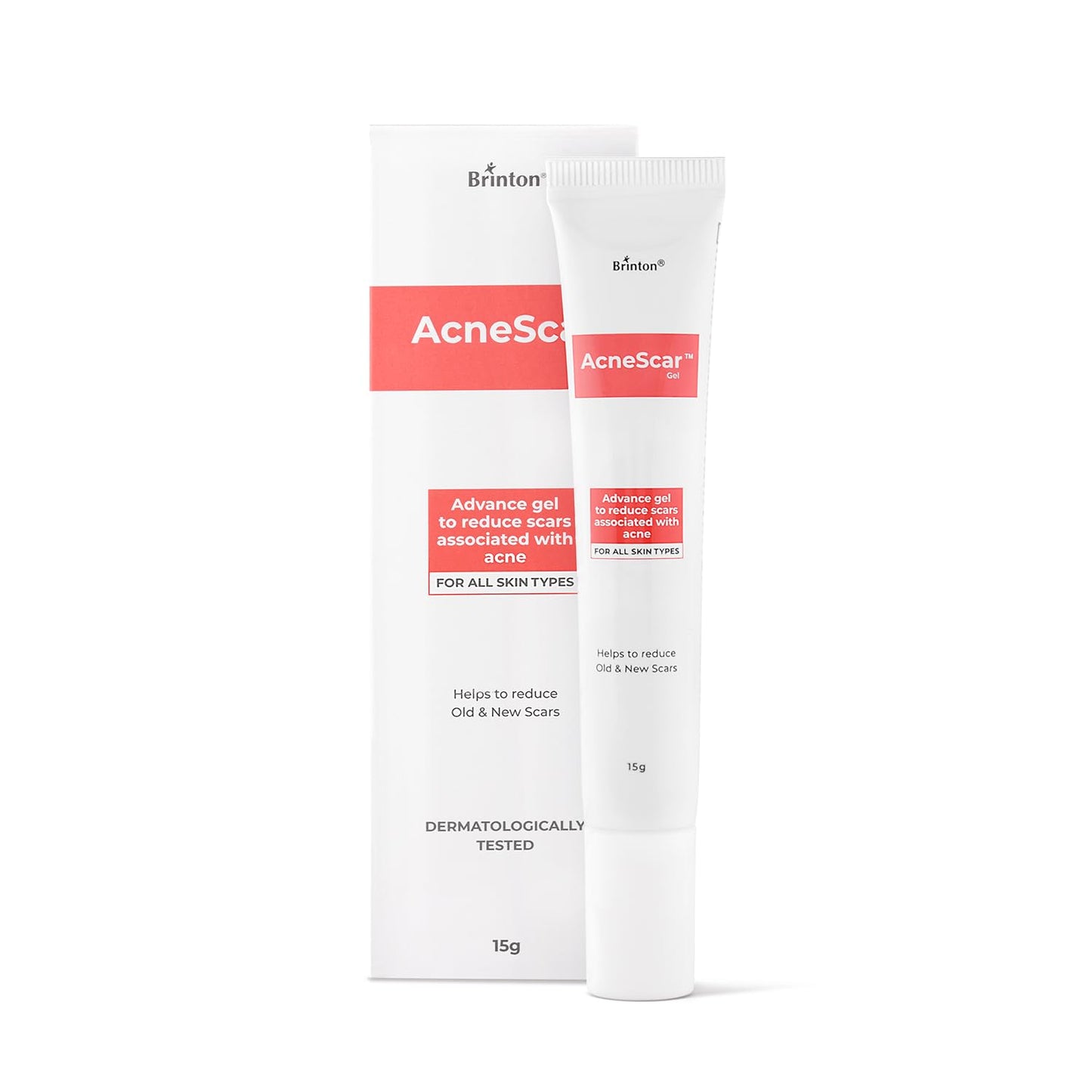 AcneScar Advanced Gel to Reduce Acne Scars & Pits, White, 15 g