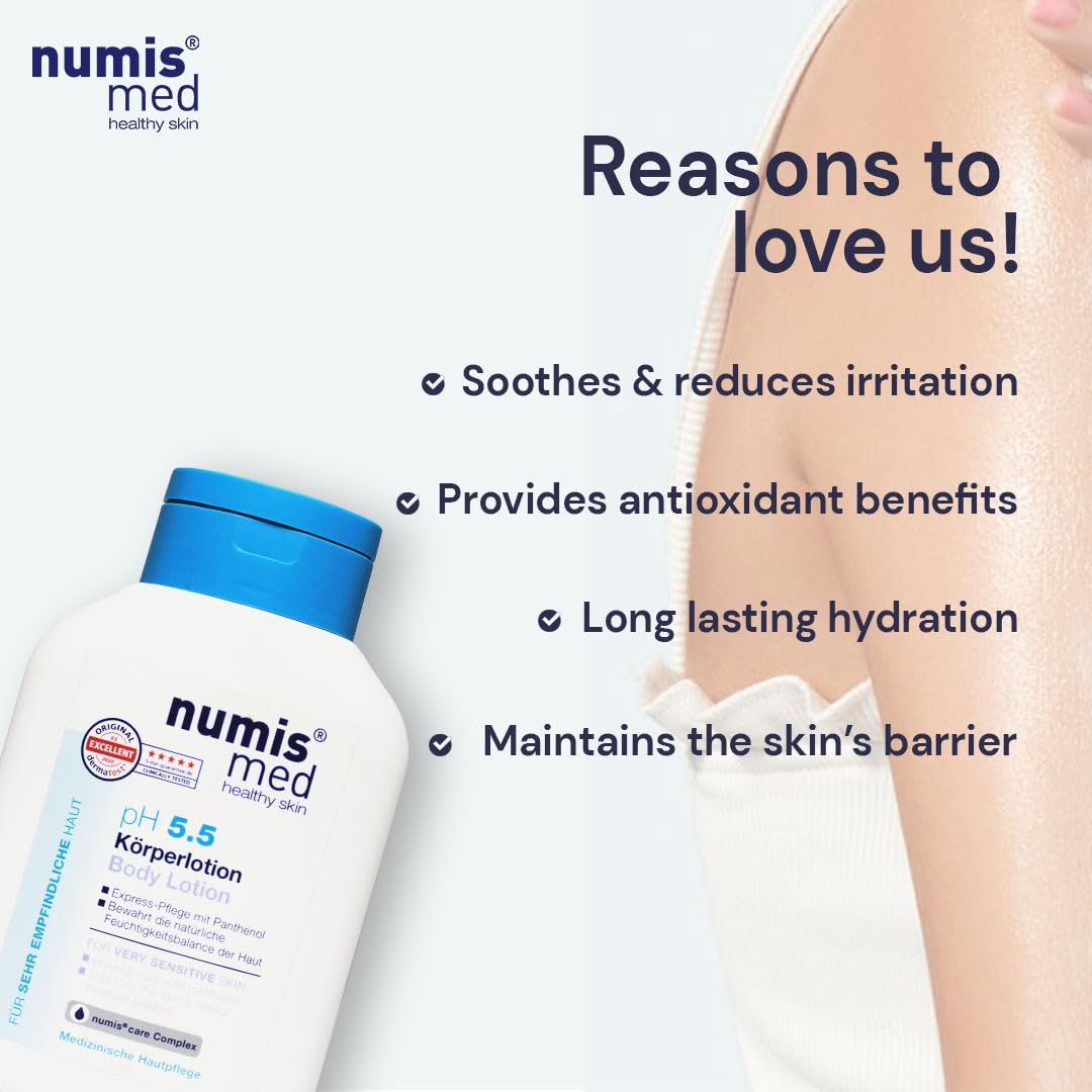 Numis Med pH 5.5 Body Lotion - Intensive Hydration & Protection-200ml