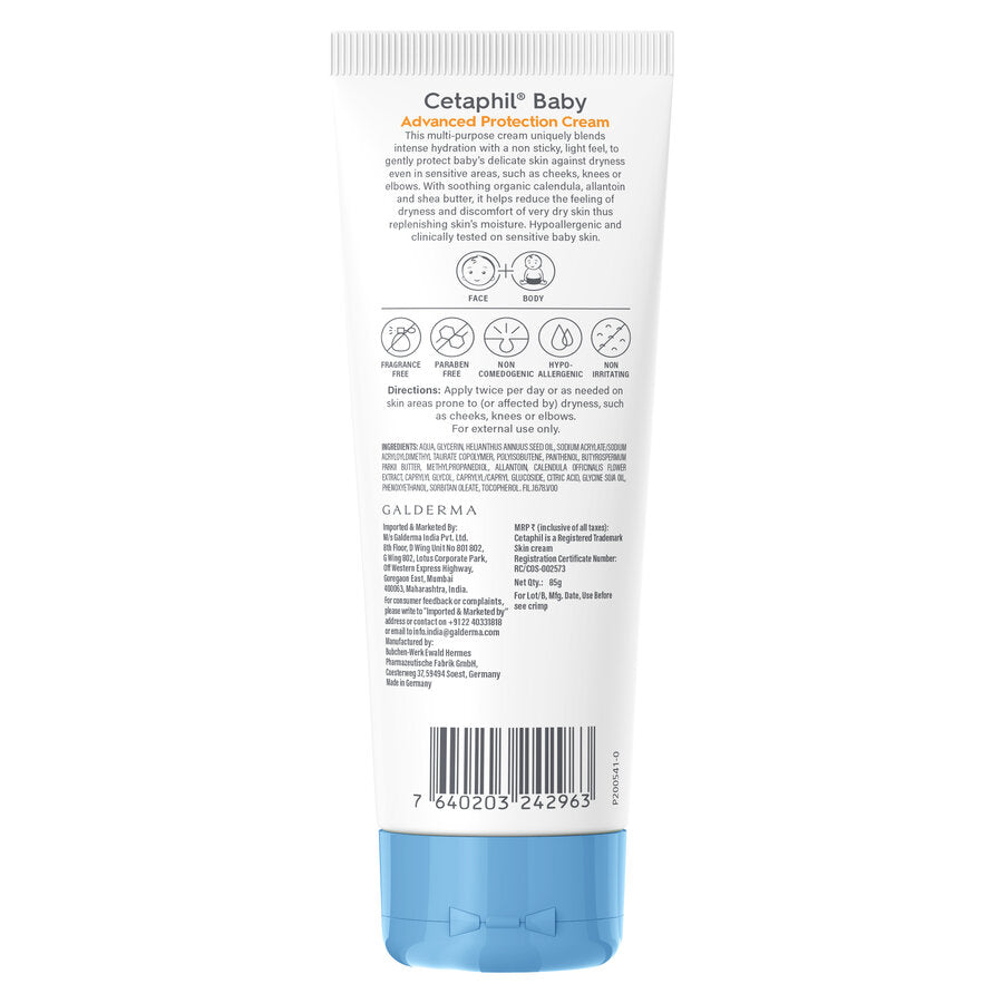 Baby Advanced Protection Cream with Organic Calendula