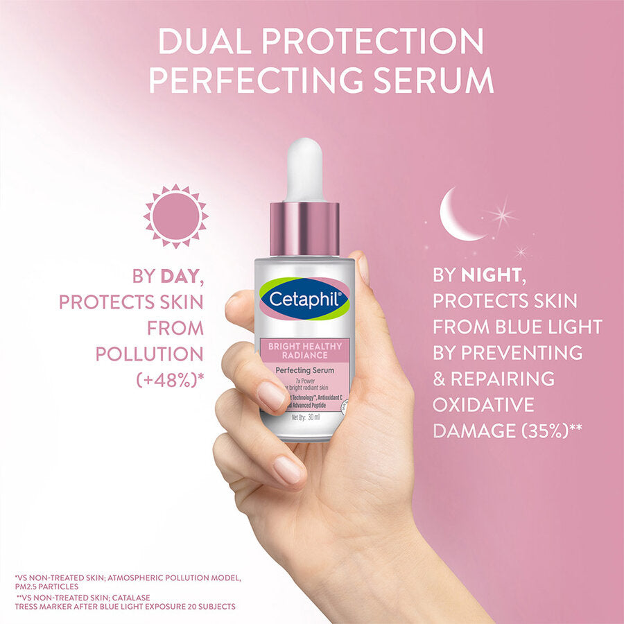 Cetaphil Bright Healthy Radiance Perfecting Serum 30g with Antioxidant C and Advanced Peptides