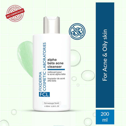 Face wash for Acne & Oily Skin, FCL Alpha Beta Acne Cleanser