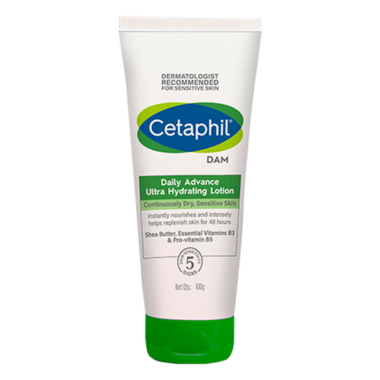 Cetaphil Daily Advance Ultra Hydrating Lotion 100gm | Dermatologist Recommended for Dry sensitive skin