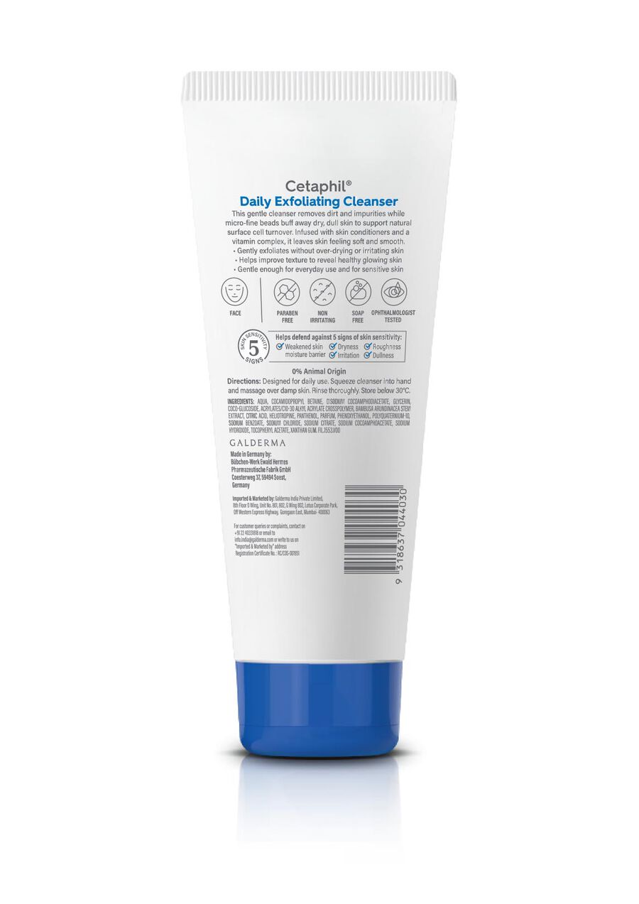 Cetaphil daily exfoliating cleanser