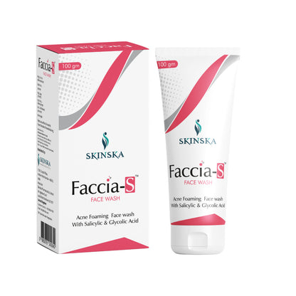 Faccia-S Anti-Acne Face Wash with Salicylic Acid