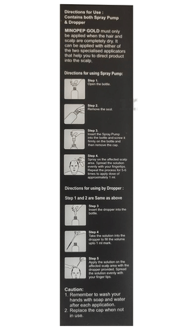 Minopep Gold Topical Solution, 60ml