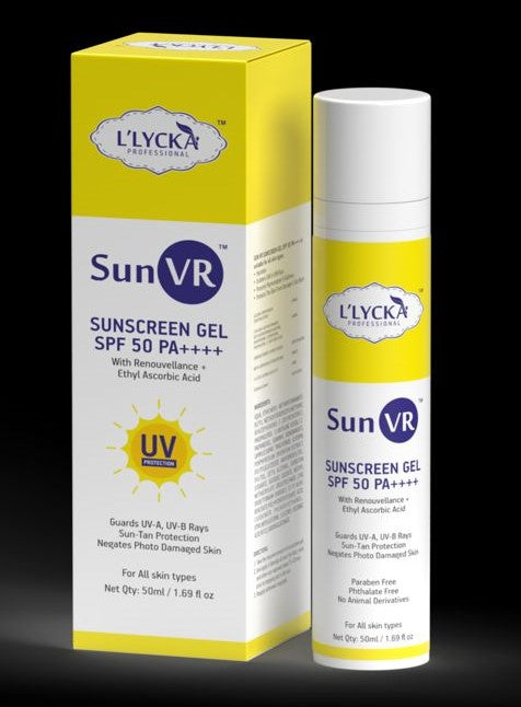 SUN VR SunScreen gel spf 50 pa++++++