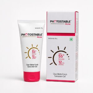 Photostable Acne Sunscreen