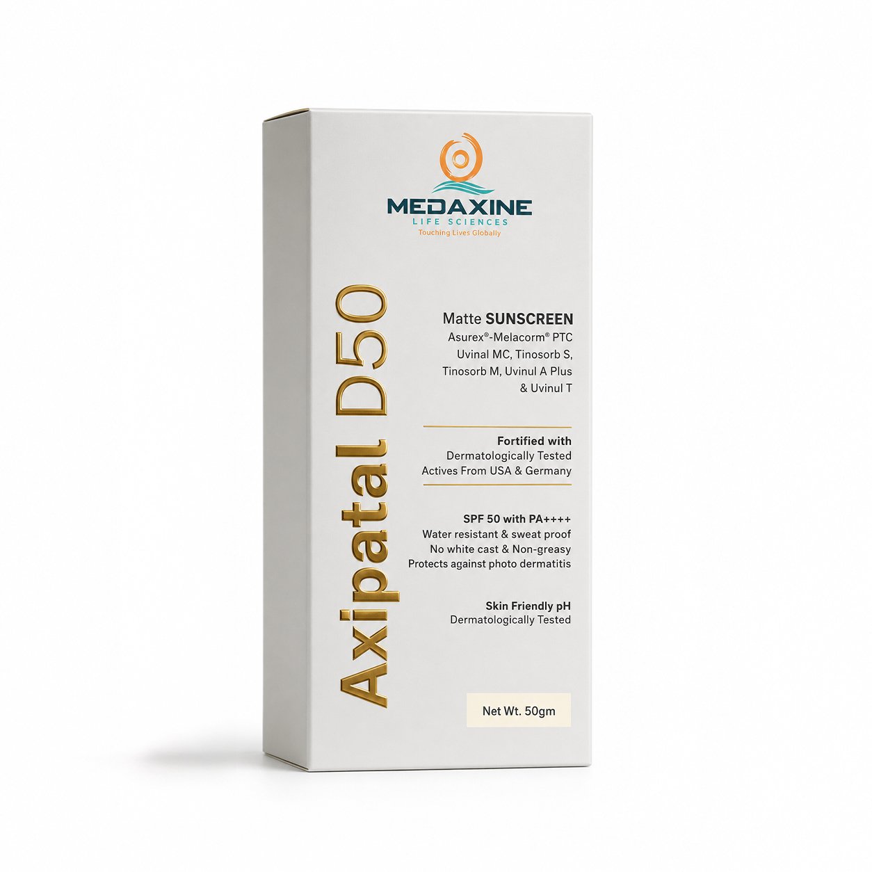 Axipatal D50 sunscreen
