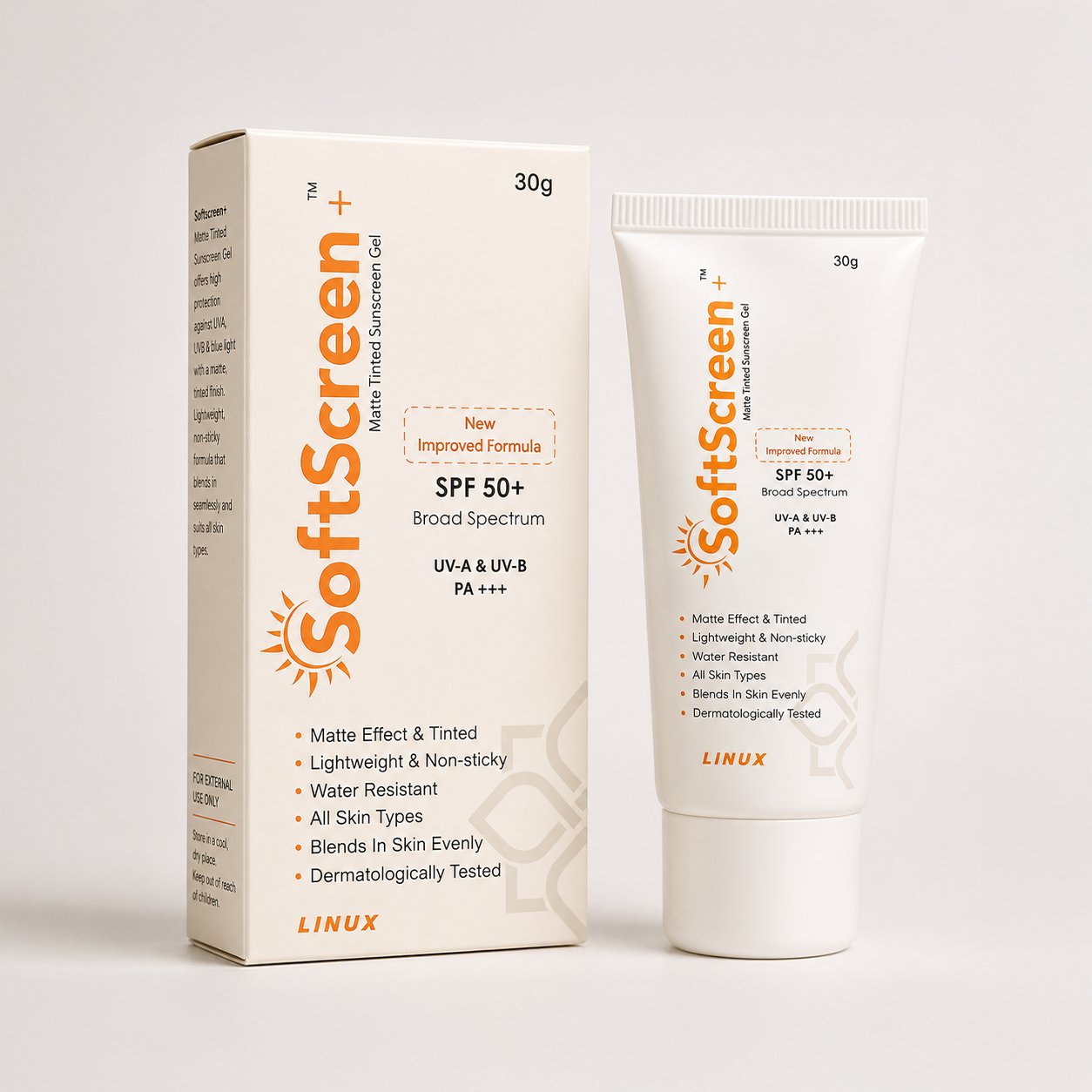 SoftScreen Matte Tinted Sunscreen Gel